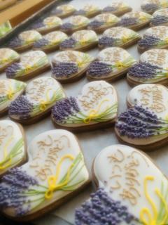 アイシングクッキー ラベンダー
