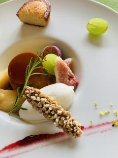 秋のプリンアラモード♪